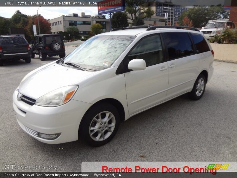 Natural White / Taupe 2005 Toyota Sienna XLE AWD