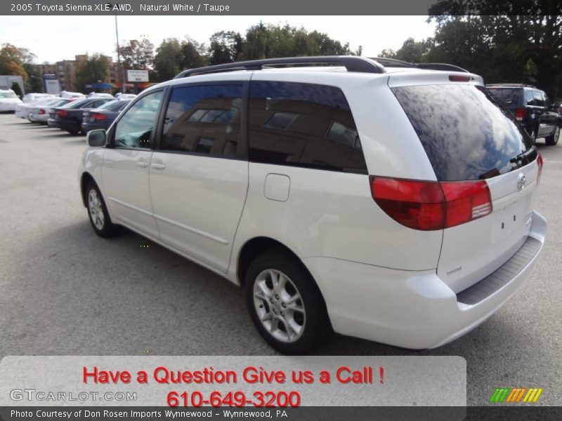 Natural White / Taupe 2005 Toyota Sienna XLE AWD