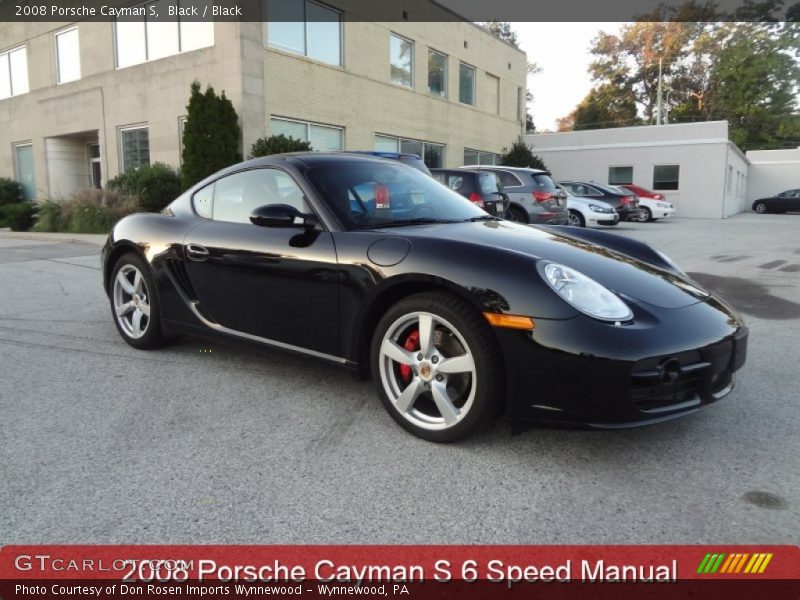 Black / Black 2008 Porsche Cayman S