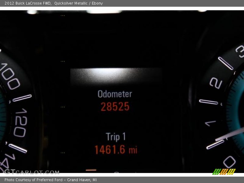 Quicksilver Metallic / Ebony 2012 Buick LaCrosse FWD
