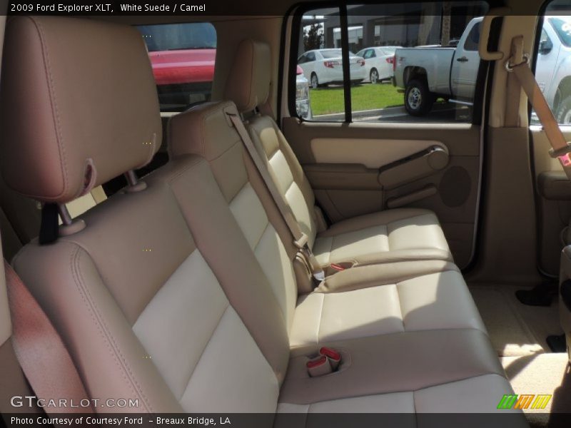 White Suede / Camel 2009 Ford Explorer XLT