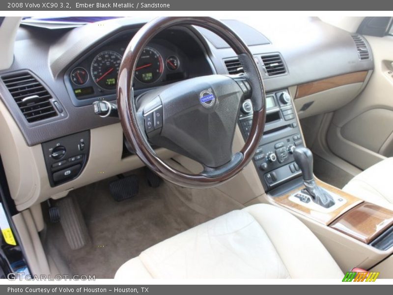 Ember Black Metallic / Sandstone 2008 Volvo XC90 3.2