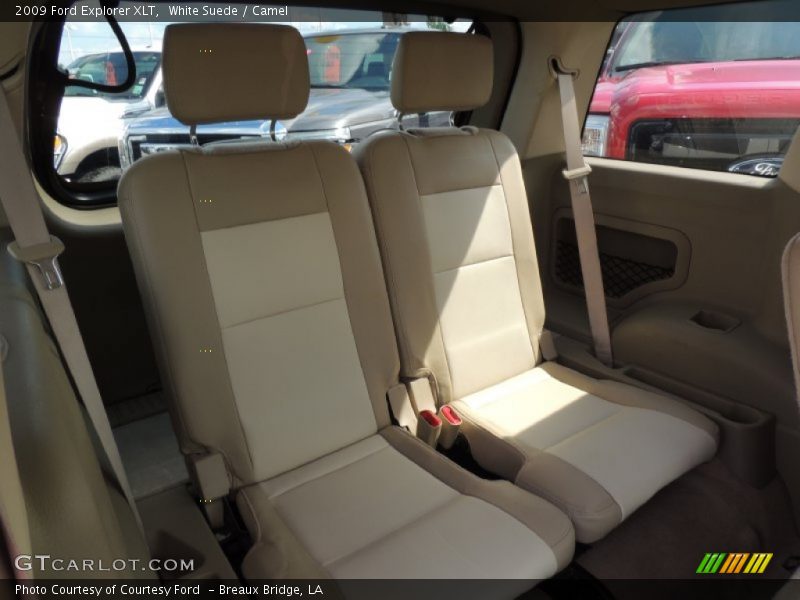 White Suede / Camel 2009 Ford Explorer XLT