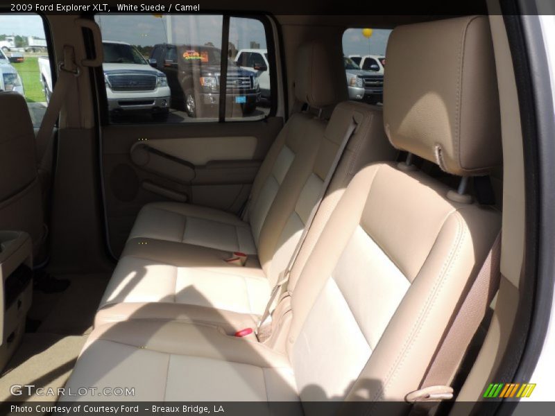 White Suede / Camel 2009 Ford Explorer XLT