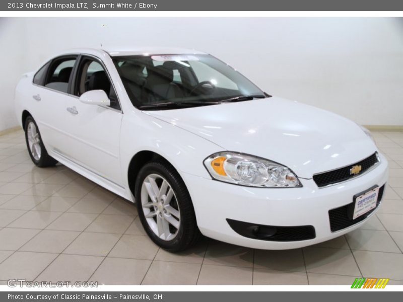 Summit White / Ebony 2013 Chevrolet Impala LTZ