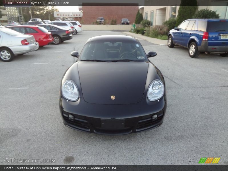 Black / Black 2008 Porsche Cayman S