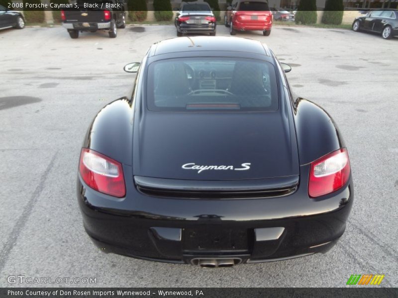 Black / Black 2008 Porsche Cayman S