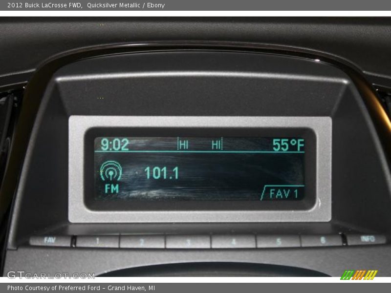 Quicksilver Metallic / Ebony 2012 Buick LaCrosse FWD