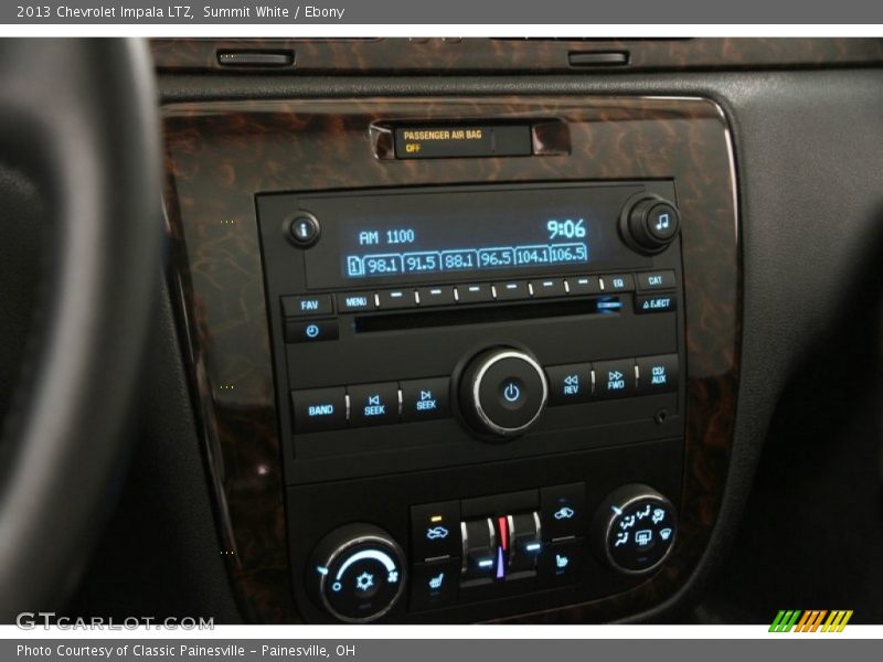 Summit White / Ebony 2013 Chevrolet Impala LTZ