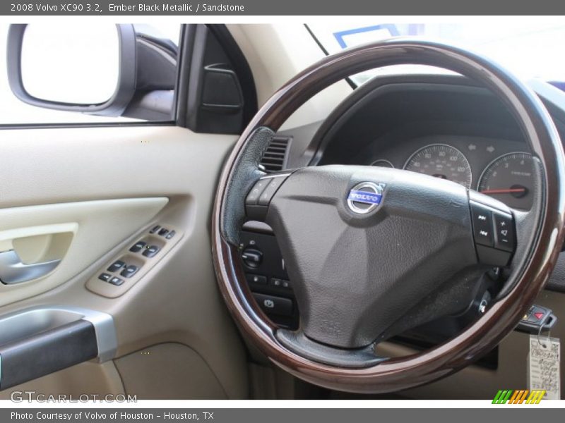 Ember Black Metallic / Sandstone 2008 Volvo XC90 3.2
