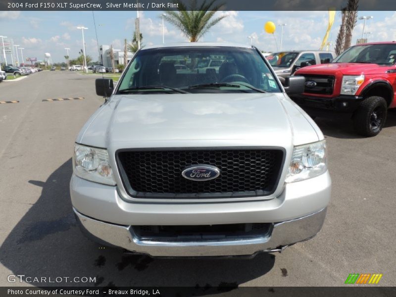 Silver Metallic / Dark Flint 2004 Ford F150 XLT SuperCrew