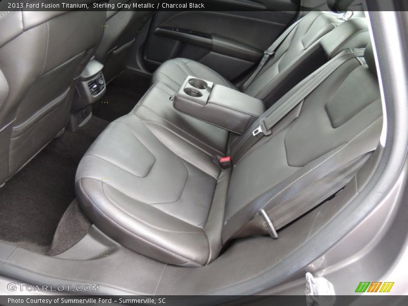 Sterling Gray Metallic / Charcoal Black 2013 Ford Fusion Titanium