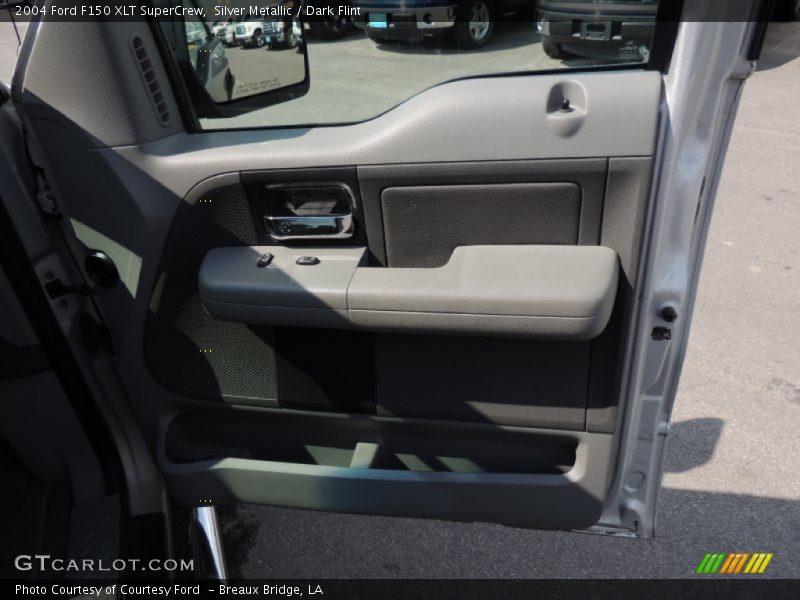 Silver Metallic / Dark Flint 2004 Ford F150 XLT SuperCrew