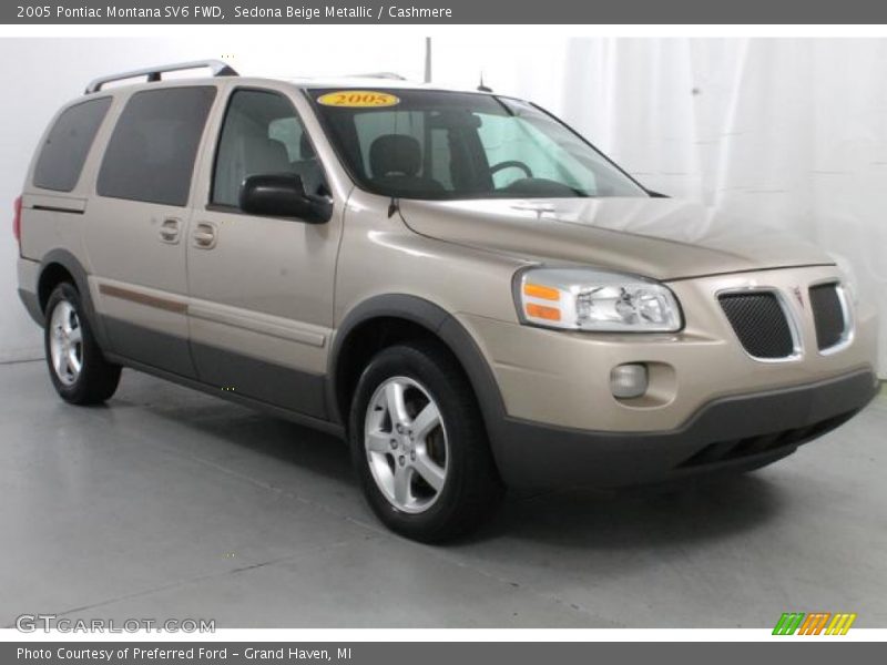 Sedona Beige Metallic / Cashmere 2005 Pontiac Montana SV6 FWD