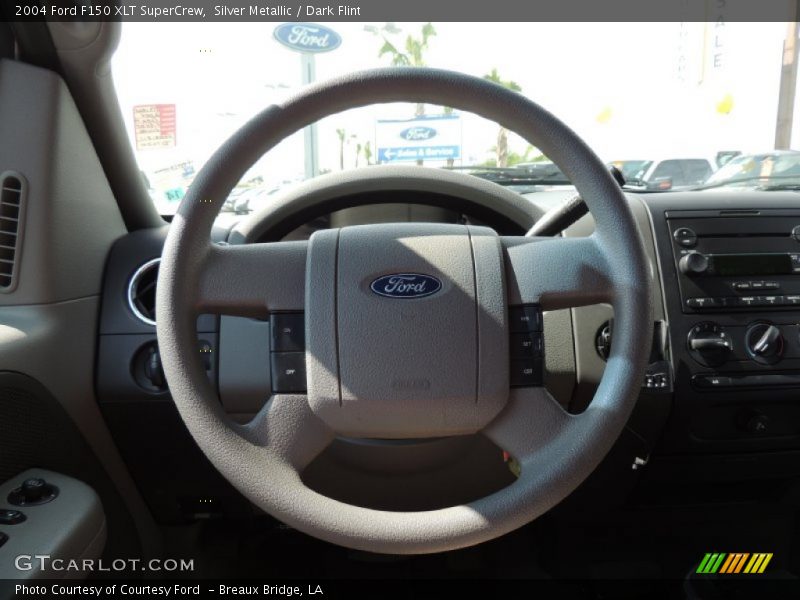 Silver Metallic / Dark Flint 2004 Ford F150 XLT SuperCrew