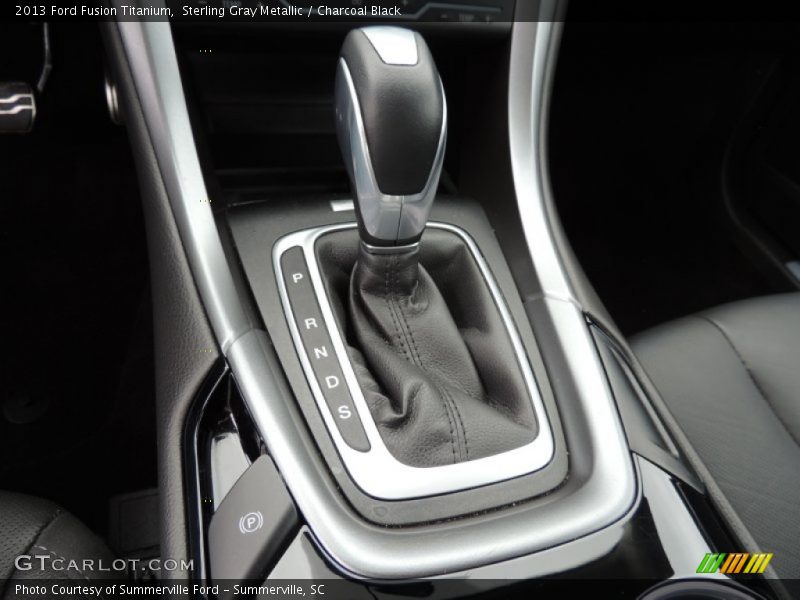 Sterling Gray Metallic / Charcoal Black 2013 Ford Fusion Titanium
