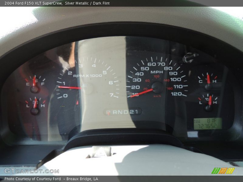 Silver Metallic / Dark Flint 2004 Ford F150 XLT SuperCrew