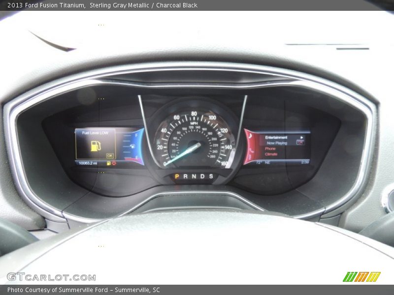 Sterling Gray Metallic / Charcoal Black 2013 Ford Fusion Titanium