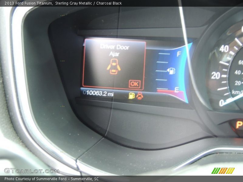 Sterling Gray Metallic / Charcoal Black 2013 Ford Fusion Titanium
