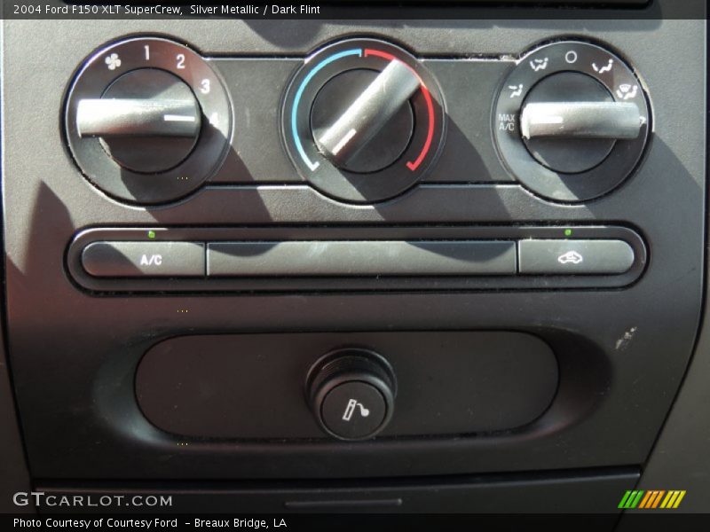 Silver Metallic / Dark Flint 2004 Ford F150 XLT SuperCrew