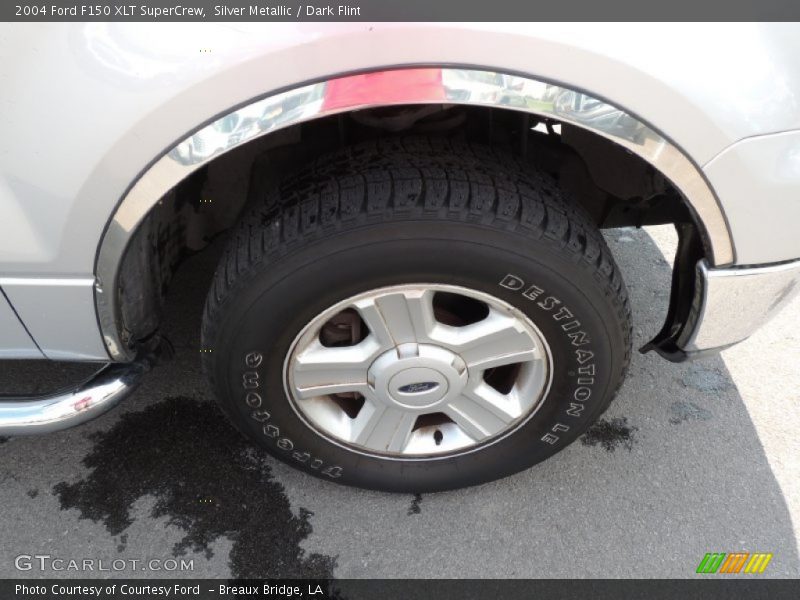 Silver Metallic / Dark Flint 2004 Ford F150 XLT SuperCrew