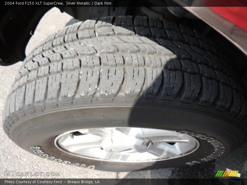 Silver Metallic / Dark Flint 2004 Ford F150 XLT SuperCrew