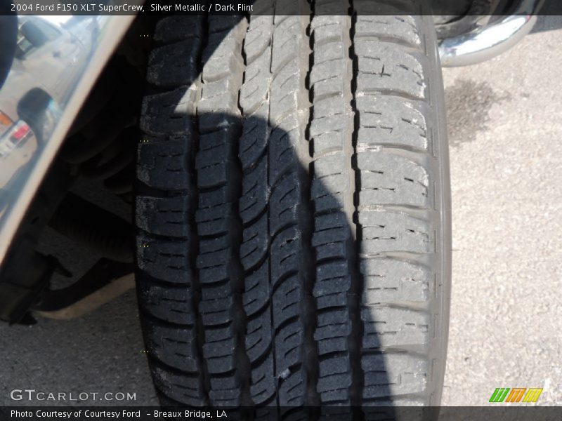 Silver Metallic / Dark Flint 2004 Ford F150 XLT SuperCrew