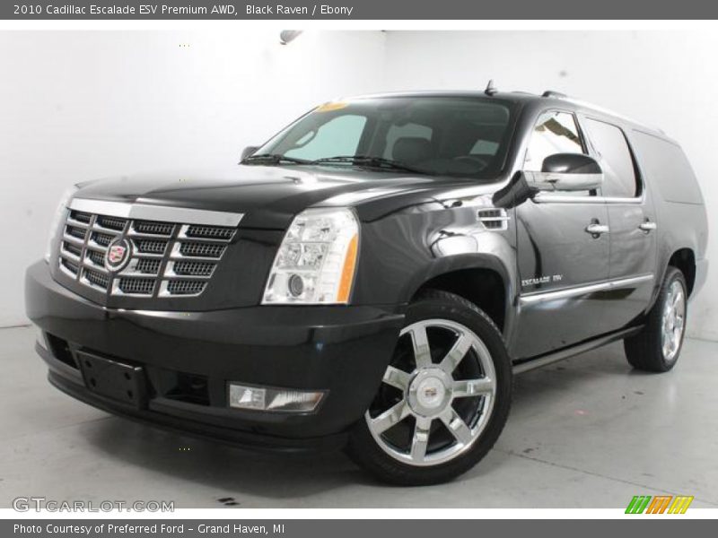 Black Raven / Ebony 2010 Cadillac Escalade ESV Premium AWD