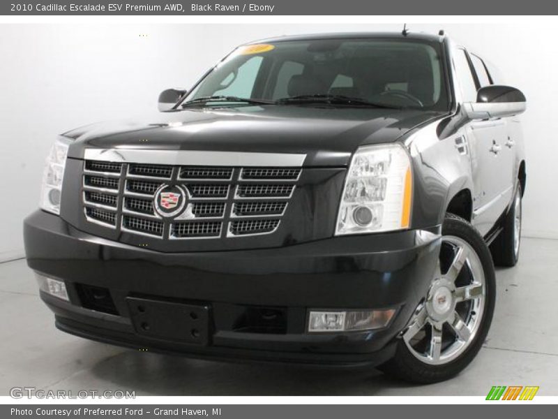 Black Raven / Ebony 2010 Cadillac Escalade ESV Premium AWD