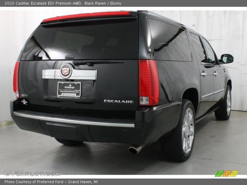 Black Raven / Ebony 2010 Cadillac Escalade ESV Premium AWD