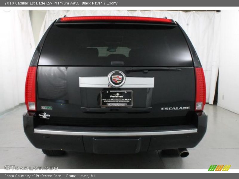 Black Raven / Ebony 2010 Cadillac Escalade ESV Premium AWD