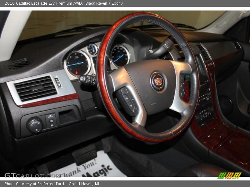 Black Raven / Ebony 2010 Cadillac Escalade ESV Premium AWD