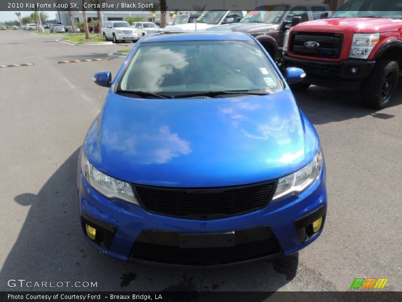 Corsa Blue / Black Sport 2010 Kia Forte Koup SX