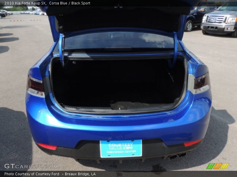 Corsa Blue / Black Sport 2010 Kia Forte Koup SX