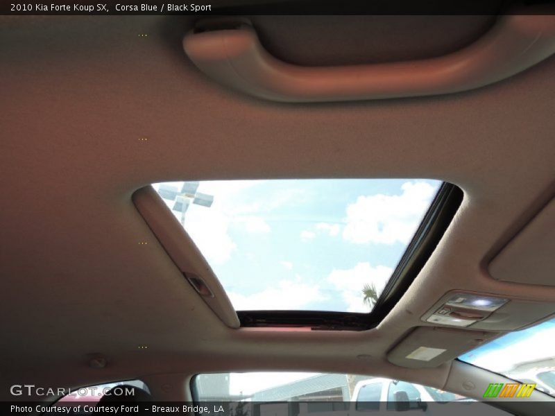 Corsa Blue / Black Sport 2010 Kia Forte Koup SX