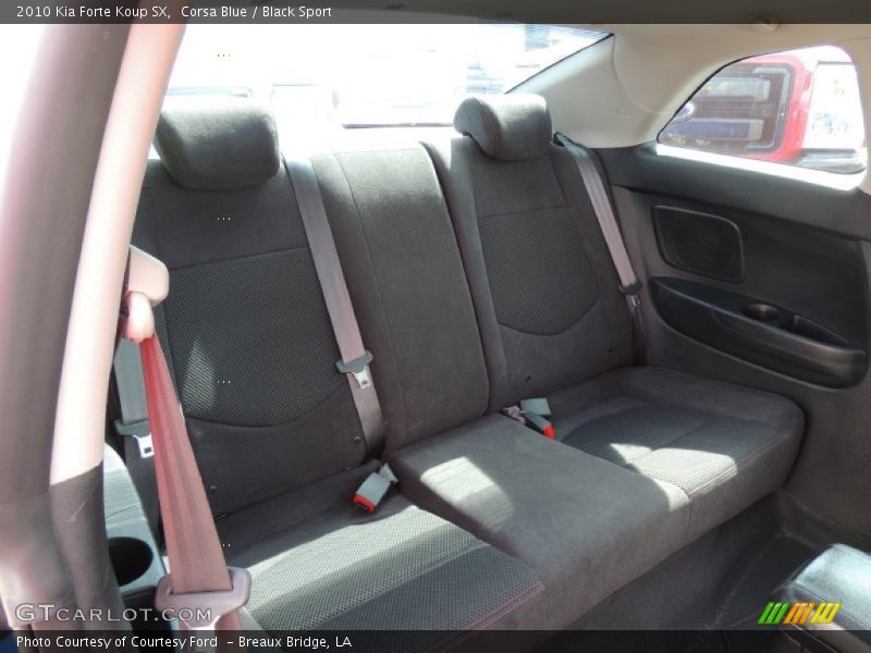 Corsa Blue / Black Sport 2010 Kia Forte Koup SX
