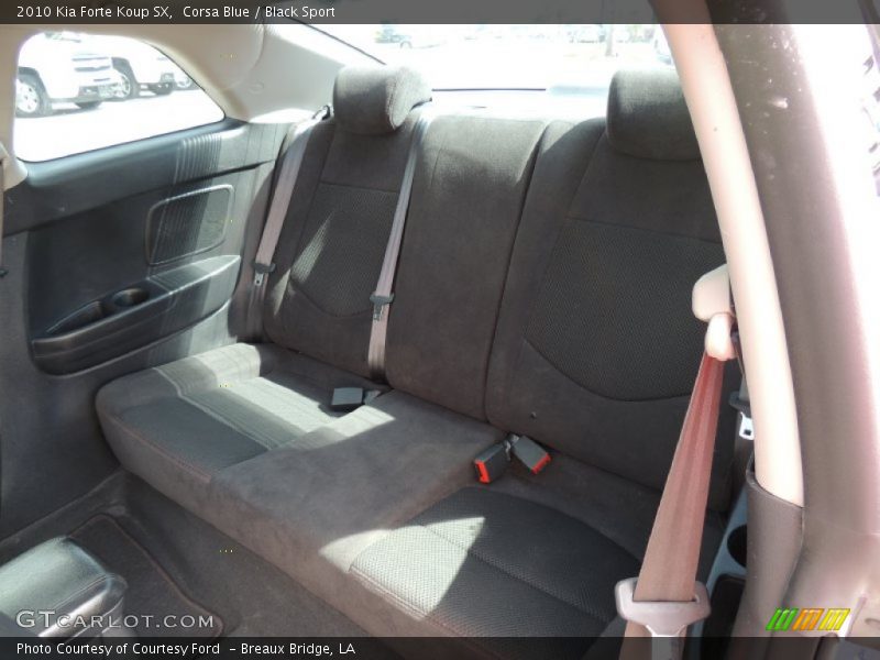 Corsa Blue / Black Sport 2010 Kia Forte Koup SX
