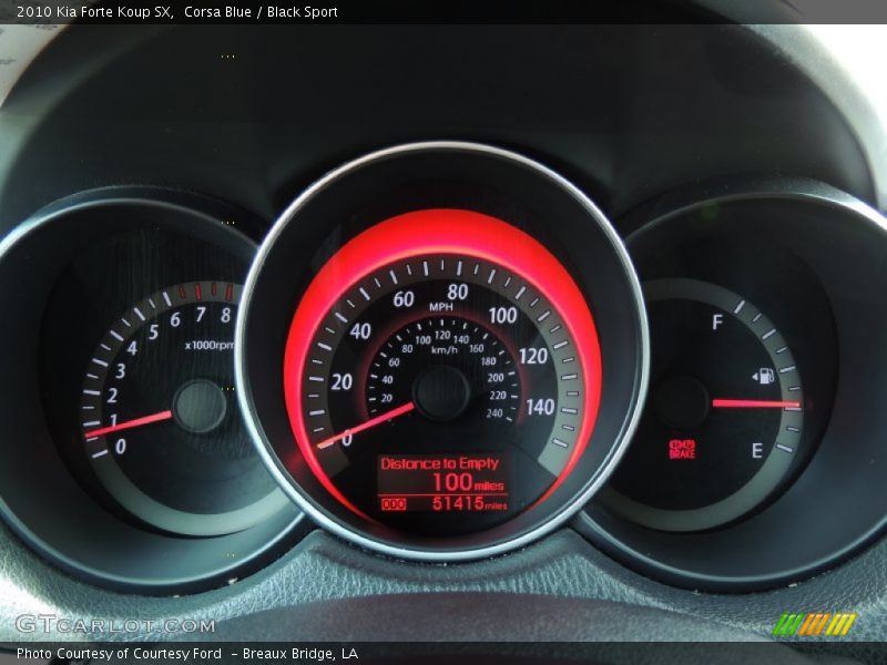 Corsa Blue / Black Sport 2010 Kia Forte Koup SX