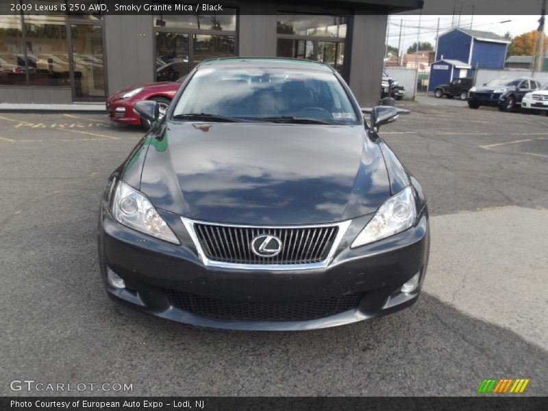 Smoky Granite Mica / Black 2009 Lexus IS 250 AWD