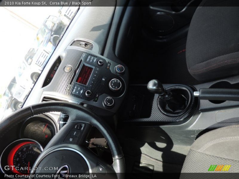 Corsa Blue / Black Sport 2010 Kia Forte Koup SX