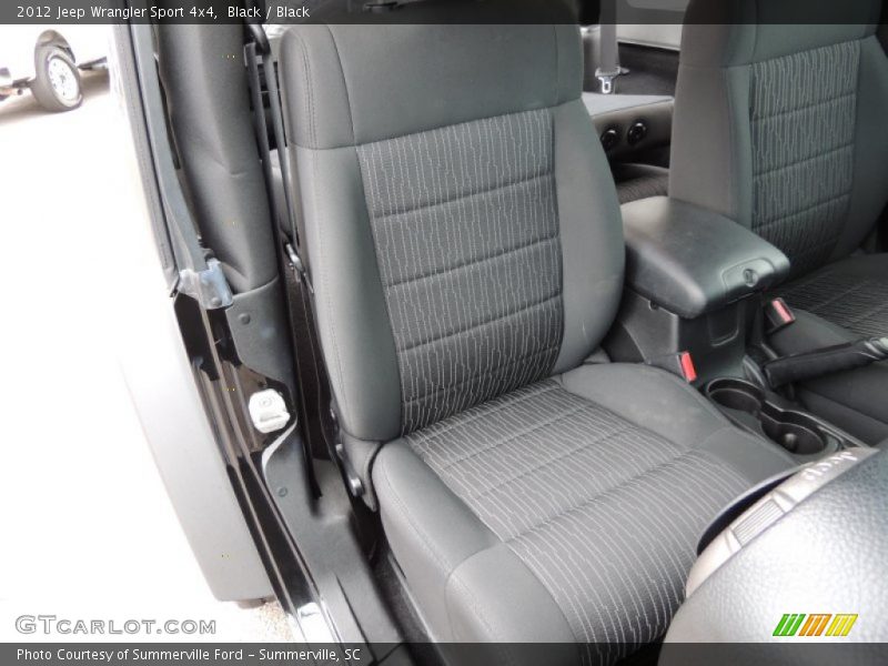 Black / Black 2012 Jeep Wrangler Sport 4x4