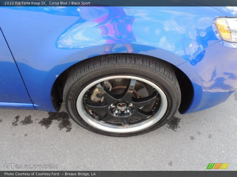Corsa Blue / Black Sport 2010 Kia Forte Koup SX