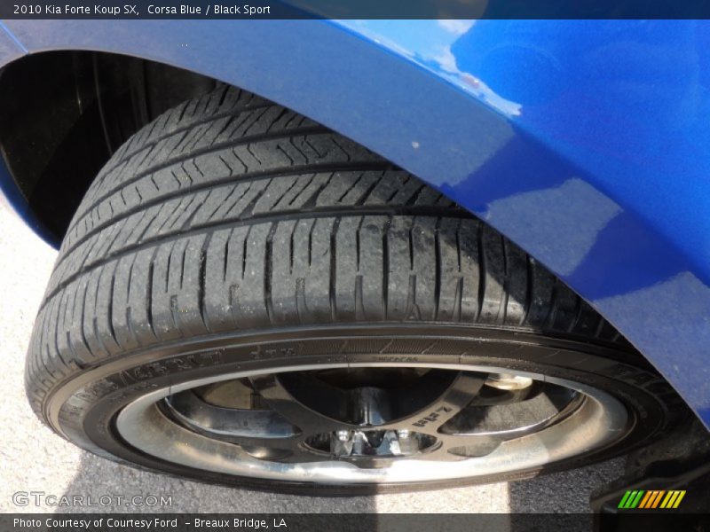 Corsa Blue / Black Sport 2010 Kia Forte Koup SX
