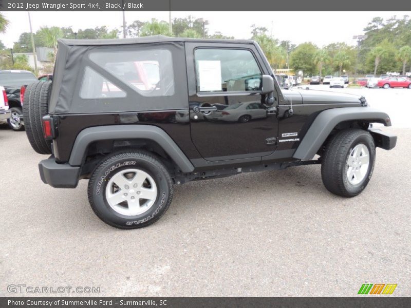 Black / Black 2012 Jeep Wrangler Sport 4x4