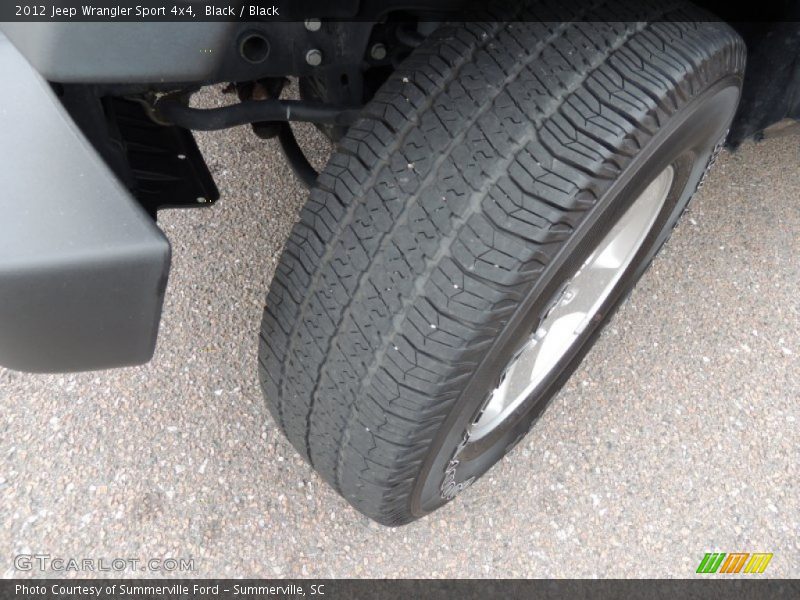 Black / Black 2012 Jeep Wrangler Sport 4x4