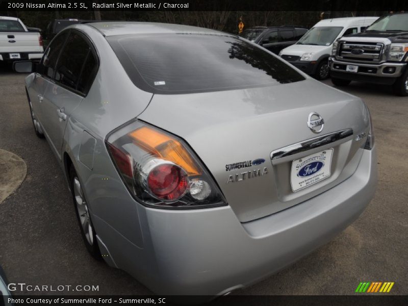 Radiant Silver Metallic / Charcoal 2009 Nissan Altima 2.5 SL