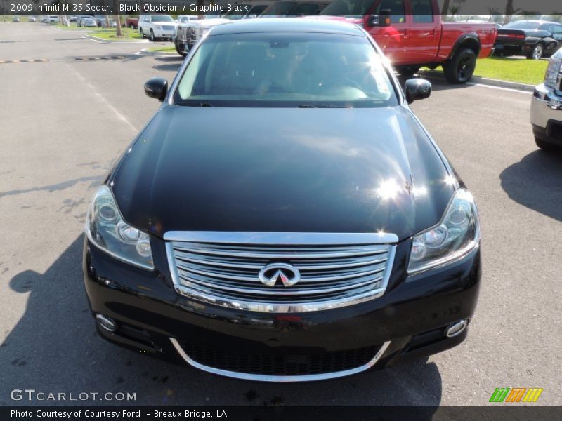 Black Obsidian / Graphite Black 2009 Infiniti M 35 Sedan