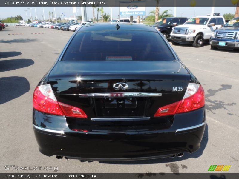 Black Obsidian / Graphite Black 2009 Infiniti M 35 Sedan