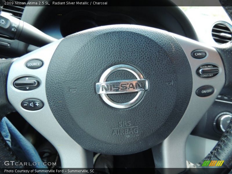 Radiant Silver Metallic / Charcoal 2009 Nissan Altima 2.5 SL