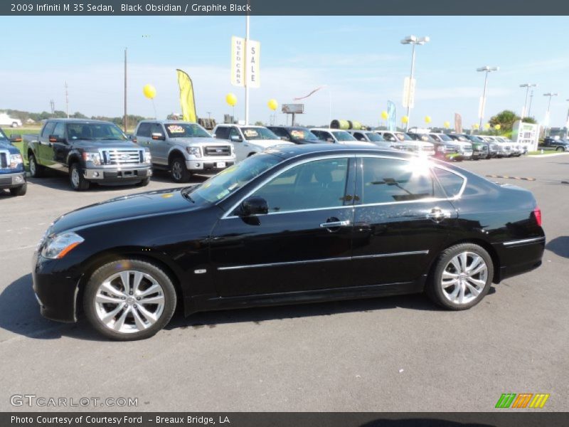 Black Obsidian / Graphite Black 2009 Infiniti M 35 Sedan